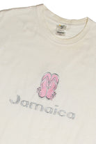 Vintage Jamaica Embroidered Sandals T-Shirt