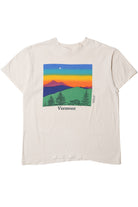 Recycled "Vermont" Gradient Sunset Landscape T-Shirt (2009)