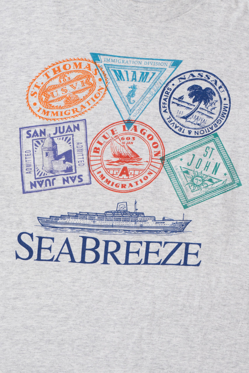 Vintage "Seabreeze" Miami San Juan St. John Travel Cruise Ship T-Shirt