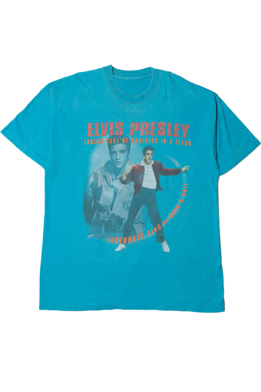 Vintage Elvis Presley "Legendary King Of Rock & Roll" Single Stitch T-Shirt