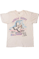 Vintage Distressed Hand Drawn 1979 "Worlds Richest Bull Riding" Rodeo T-Shirt