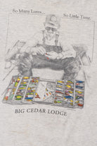Vintage "So Many Lures... So Little Time" Big Cedar Lodge Fishing T-Shirt