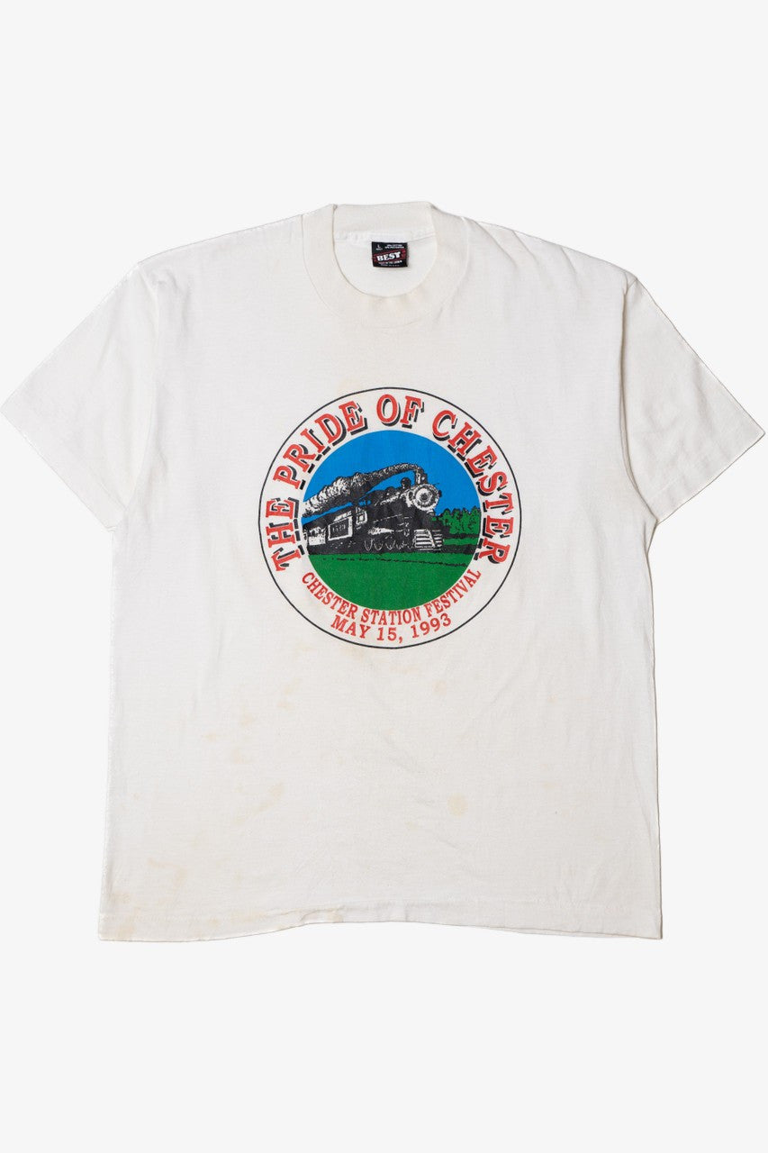 Vintage 1993 "The Pride Of Chester" Chester Train Station Festival T-Shirt
