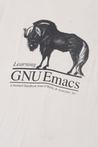 Vintage Distressed "GNU Emacs" Learning T-Shirt