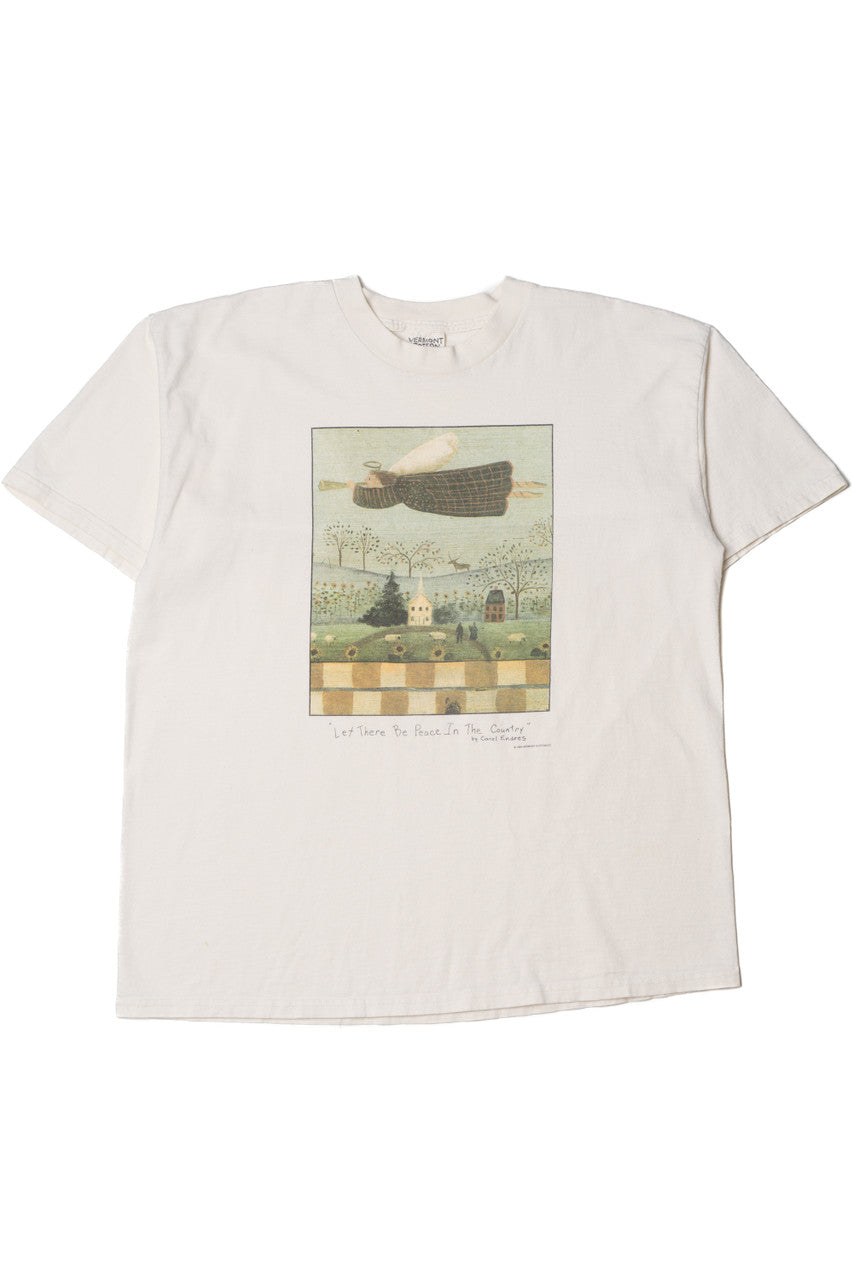Vintage 1994 "Let There Be Peace In The Country" Angel T-Shirt