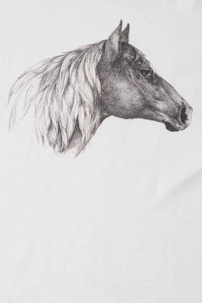 Vintage Horse Illustration Single Stitch T-Shirt