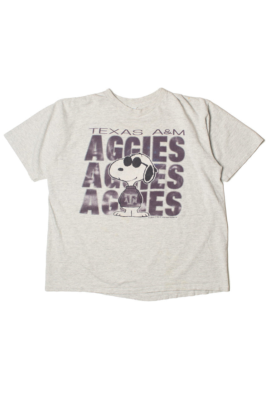 Texas A&M Aggies Snoopy T-Shirt
