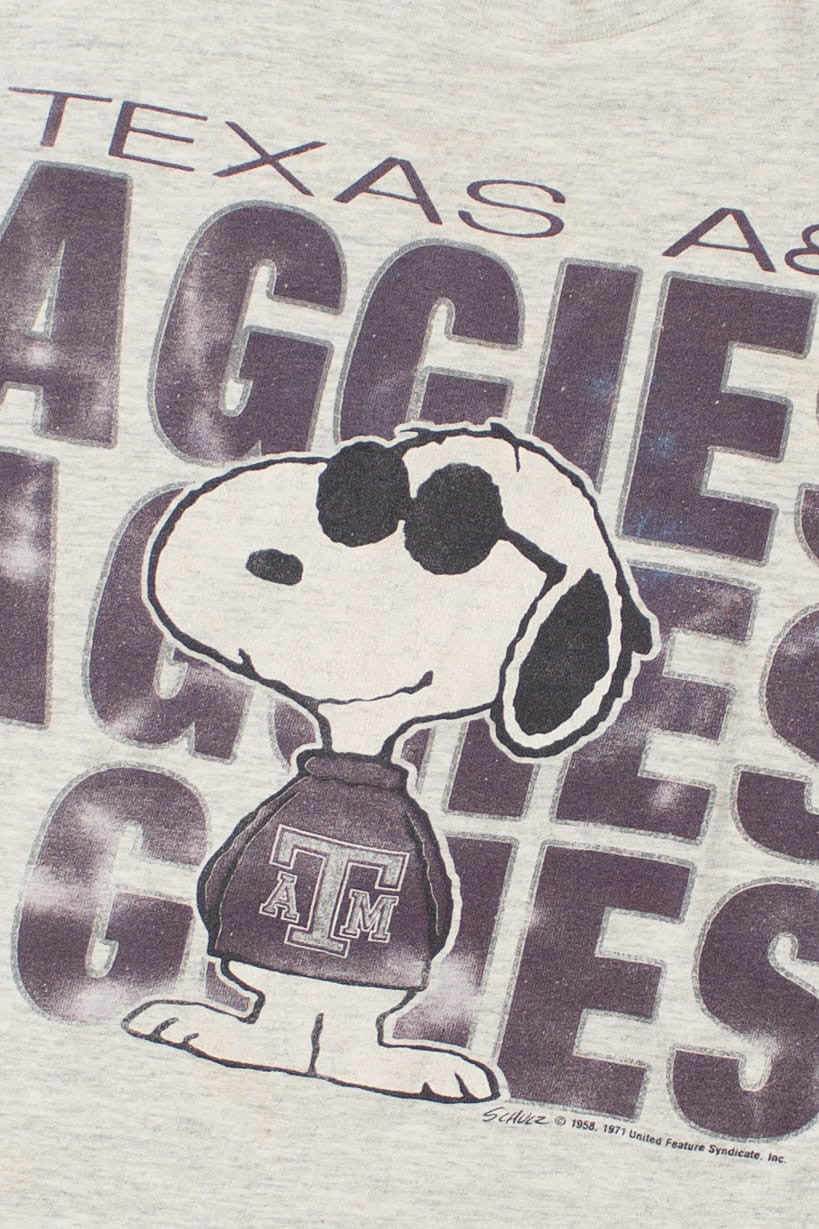 Texas A&M Aggies Snoopy T-Shirt