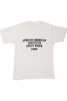 Vintage 1990 Distressed "One People" African American Institute Unity Week T-Shirt