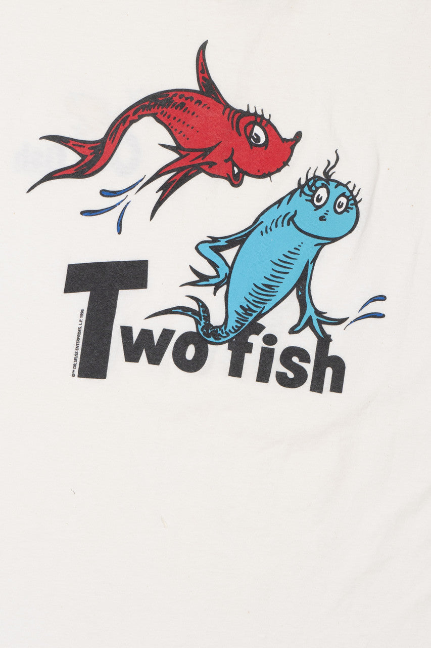 Vintage 1996 "One Fish Two Fish" Dr. Seuss T-Shirt