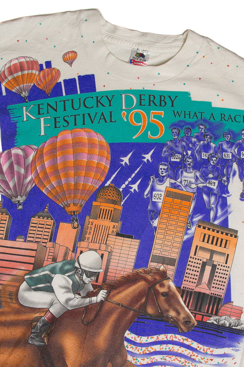Vintage Kentucky Derby Festival T-Shirt (1995)