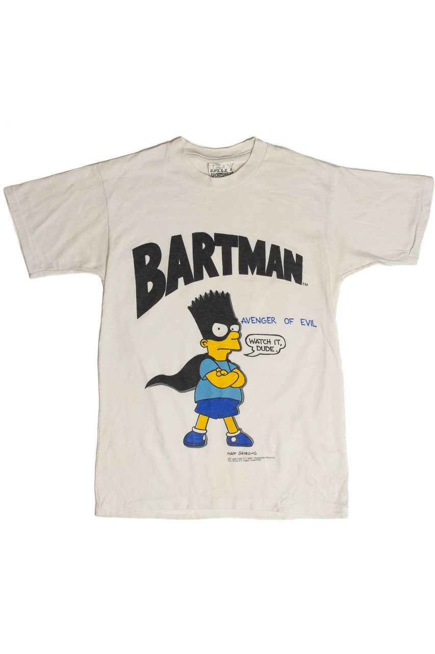  Vintage Bartman Avenger Of Evil T-Shirt (1990)