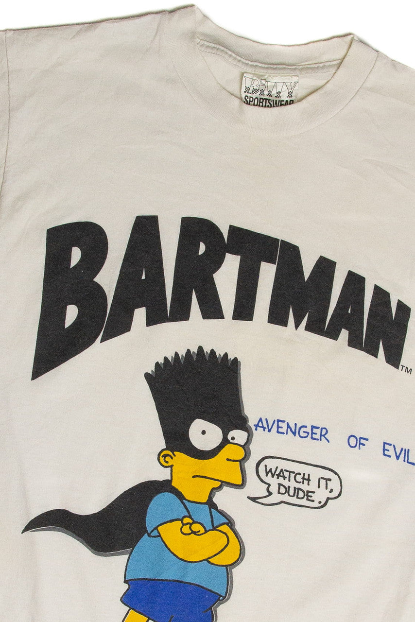  Vintage Bartman Avenger Of Evil T-Shirt (1990)