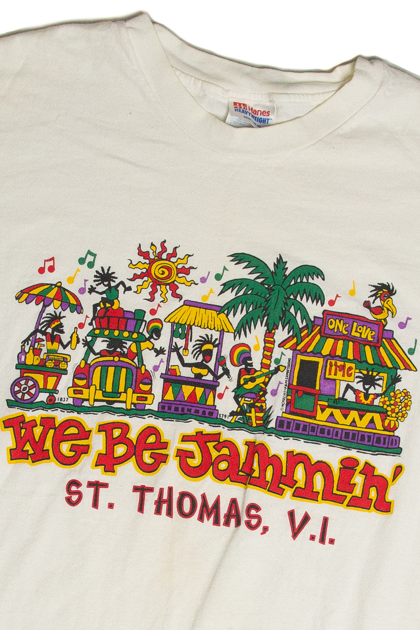 Vintage St. Thomas Island We Be Jammin' T-Shirt