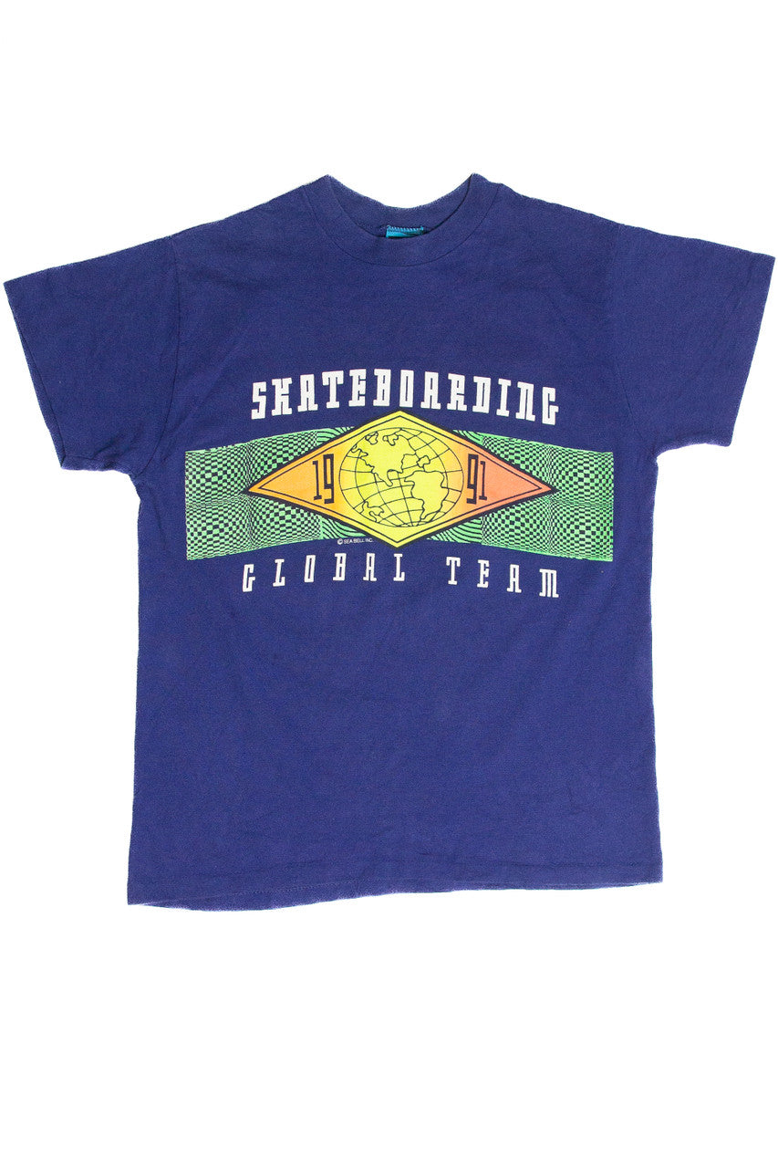 Vintage Skateboarding Global Team T-Shirt (1991)