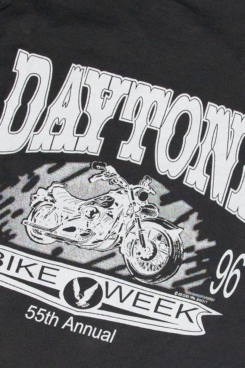 Vintage Daytona Bike Week 1996 All-American Fighter T-Shirt