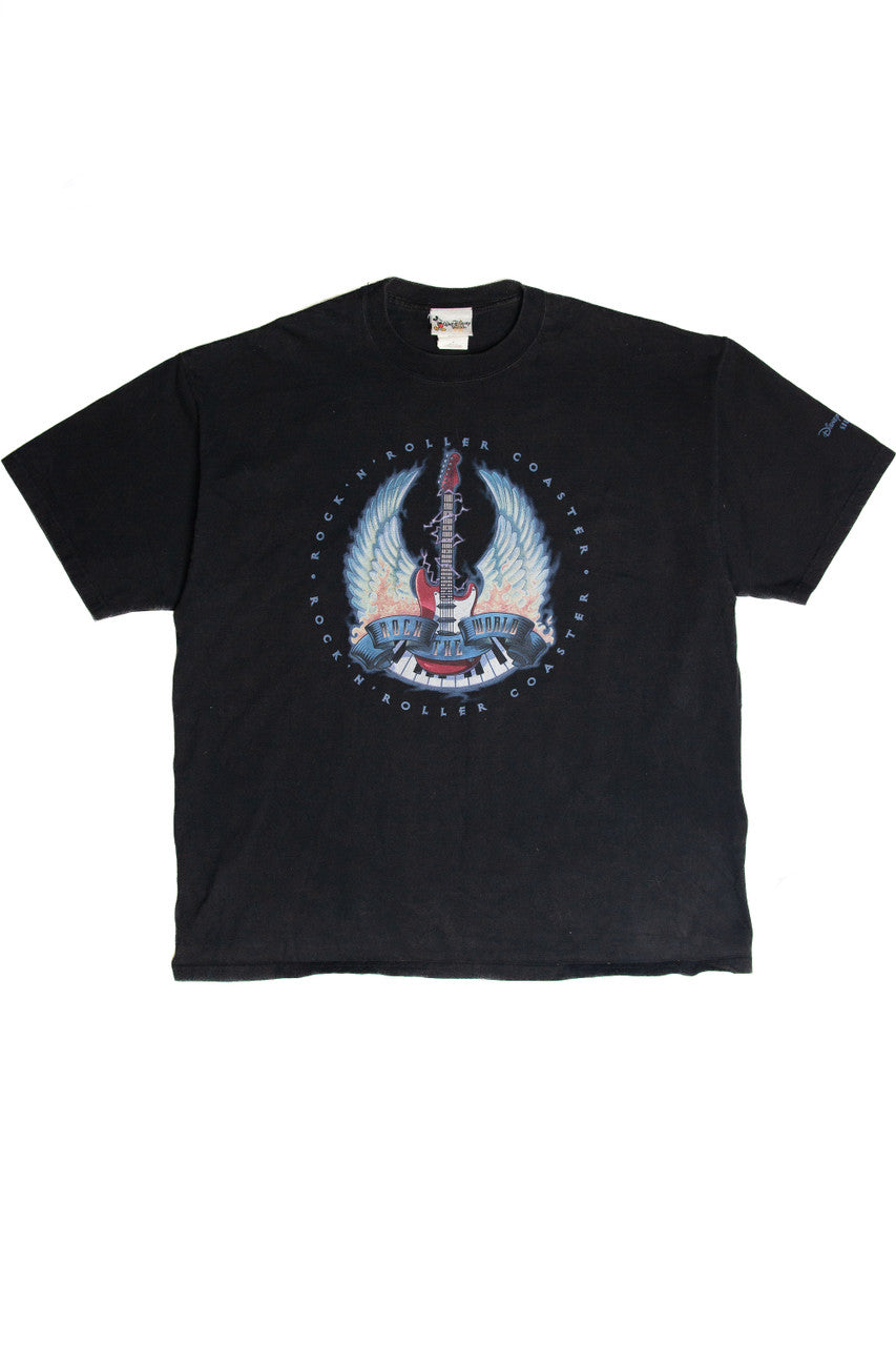 Vintage Rock 'N Roll Roller Coaster Disney World T-Shirt