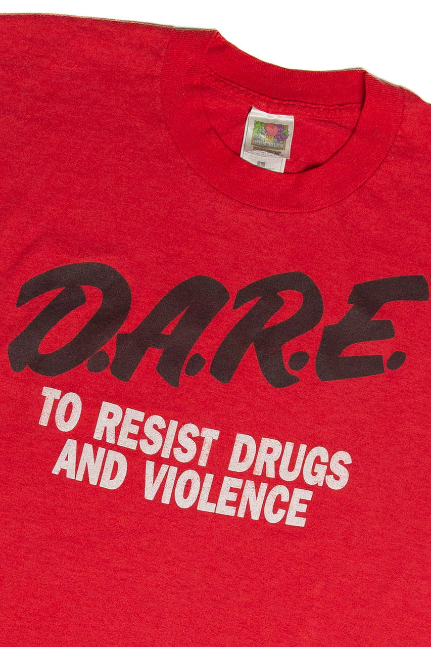 Vintage D.A.R.E Red T-Shirt