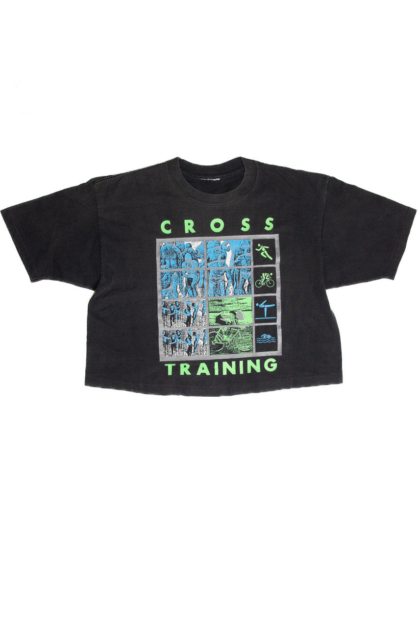 Vintage Cross Training Crop T-Shirt