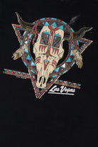 Vintage 1993 "Las Vegas" Native Print Skull T-Shirt