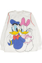 Vintage Donald And Daisy Disney Long Sleeve T-Shirt