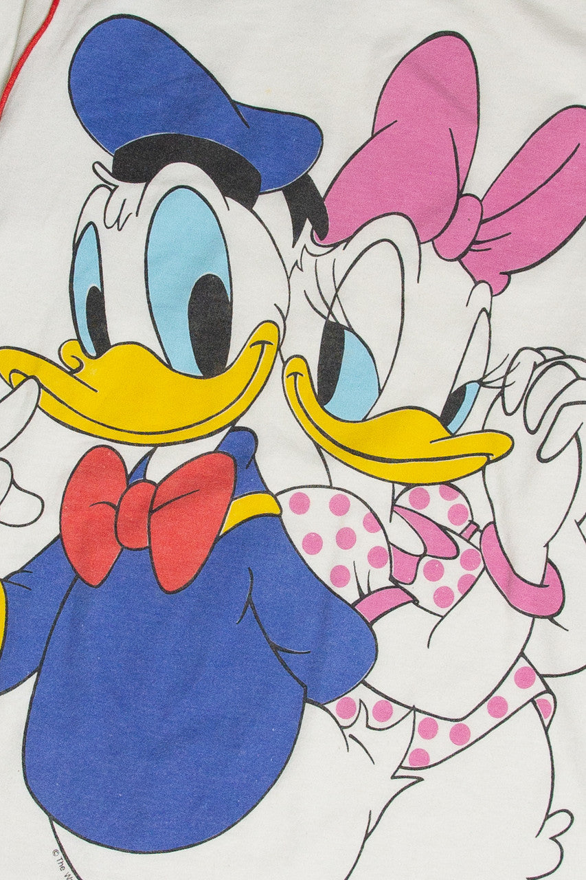 Vintage Donald And Daisy Disney Long Sleeve T-Shirt