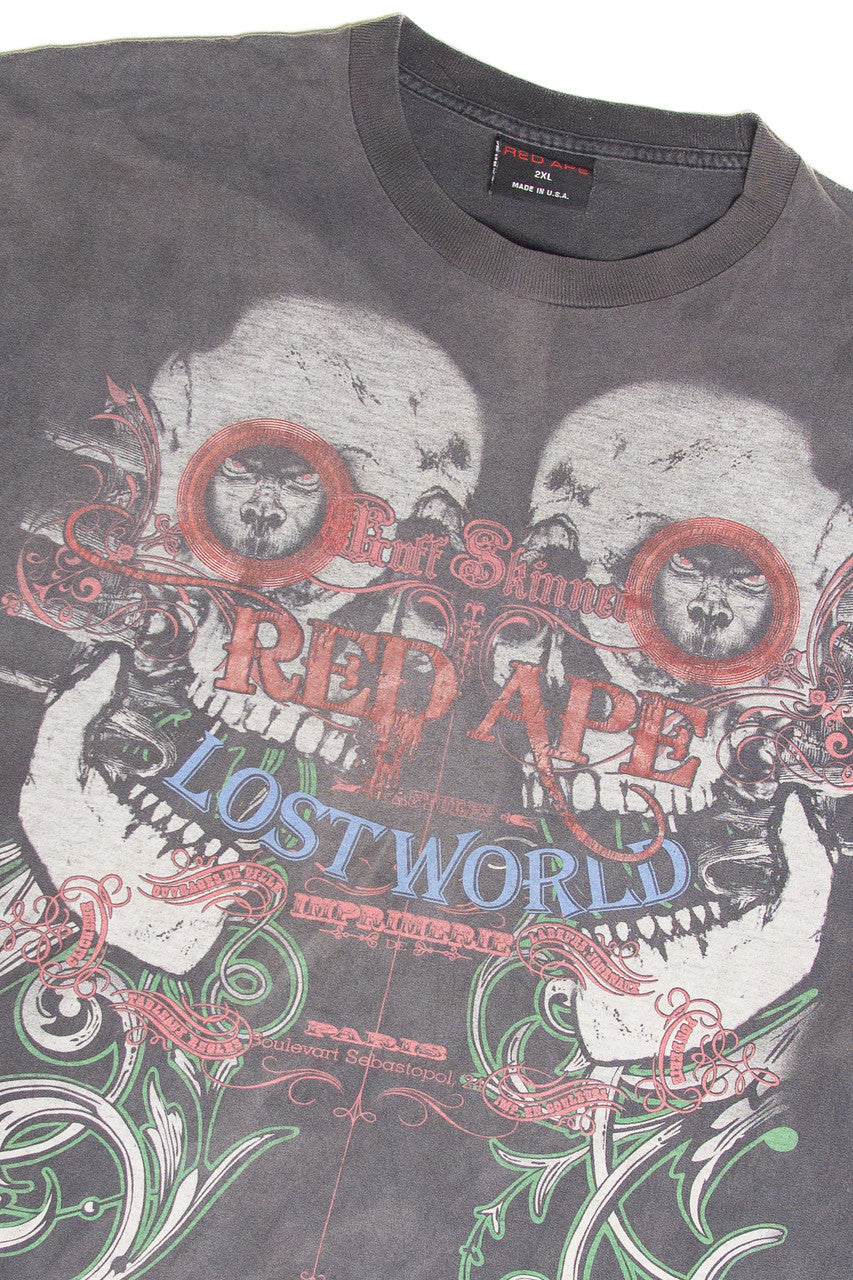 Vintage Red Ape Graphic T-Shirt