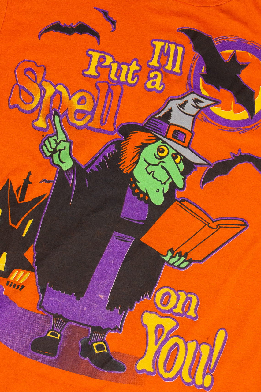 Vintage Happy Halloween "I'll Put A Spell On You" T-Shirt