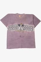 Vintage Distressed "Hang Ten" Wraparound Print T-Shirt