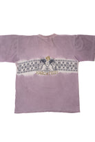 Vintage Distressed "Hang Ten" Wraparound Print T-Shirt