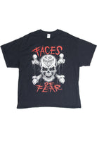 Vintage Meng & Barbarian Faces Of Fear Wrestling T-Shirt