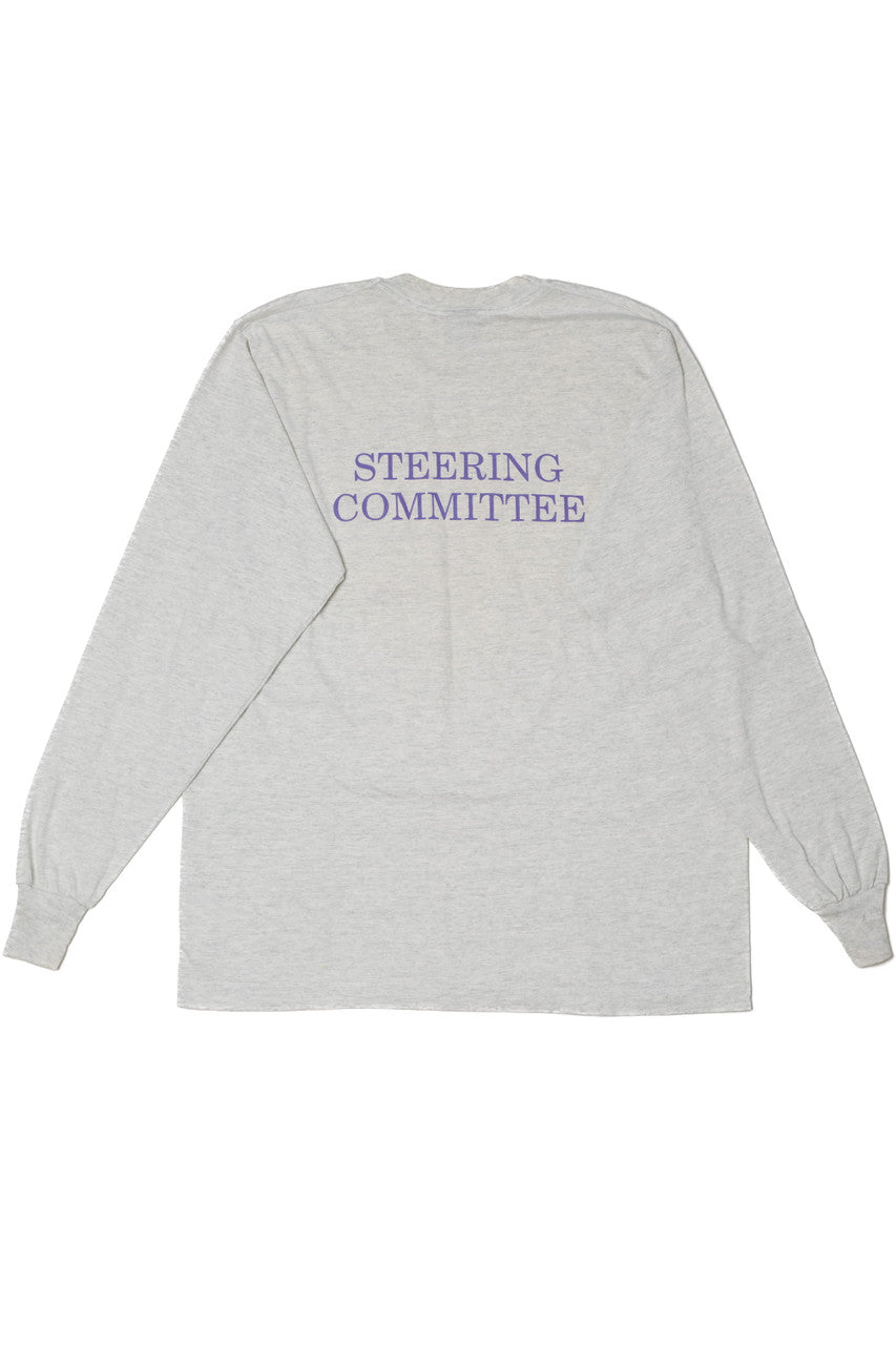 Vintage 1992 "Now Is The Time" YPC Steering Committee Long Sleeve T-Shirt 10249