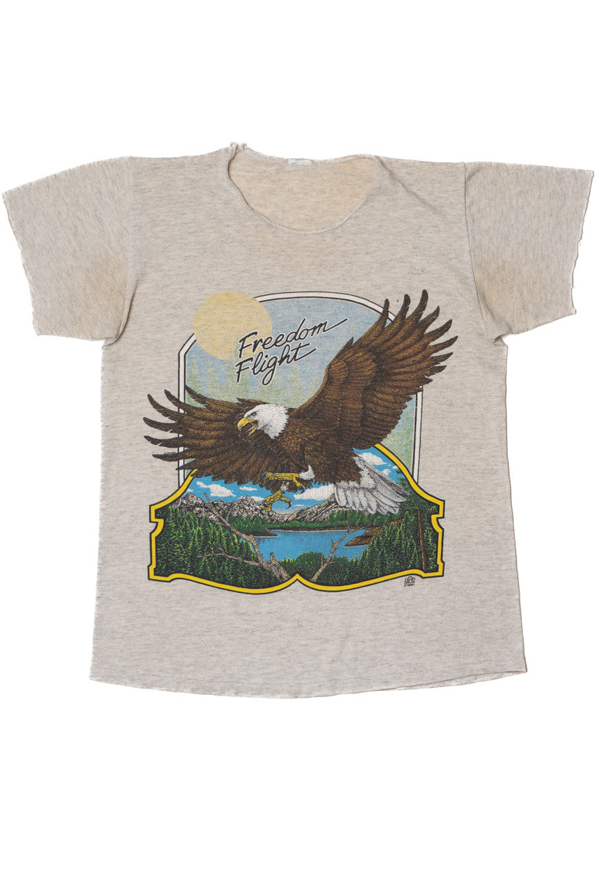 Vintage 1991 "Freedom Flight" Scenic Eagle T-Shirt
