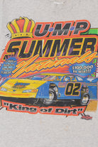 Vintage "UMP Summer Nationals" "King Of Dirt" Racing Front/Back Print T-Shirt