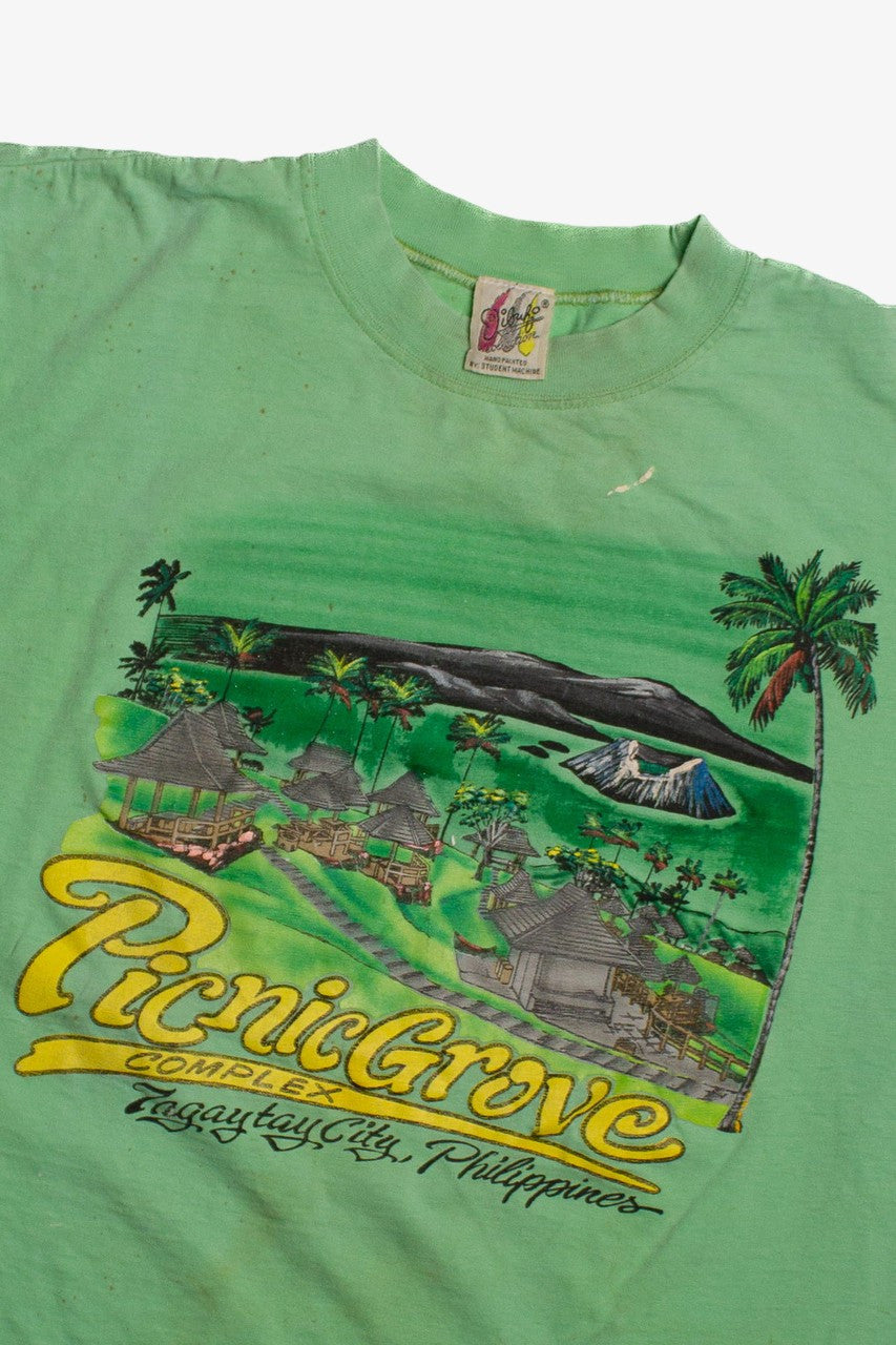 Vintage Picnic Grove Tagaytay City, Philippines T-Shirt (1980s)