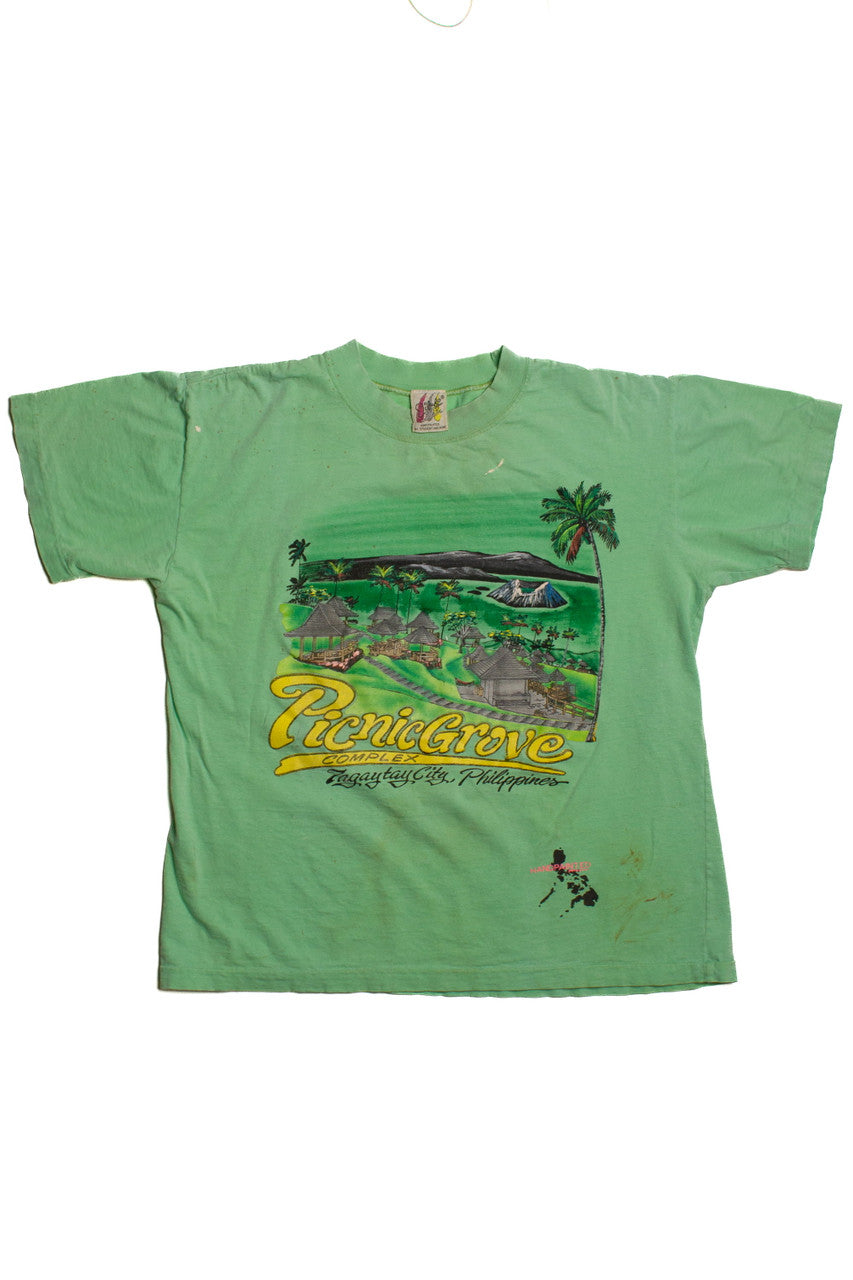 Vintage Picnic Grove Tagaytay City, Philippines T-Shirt (1980s)
