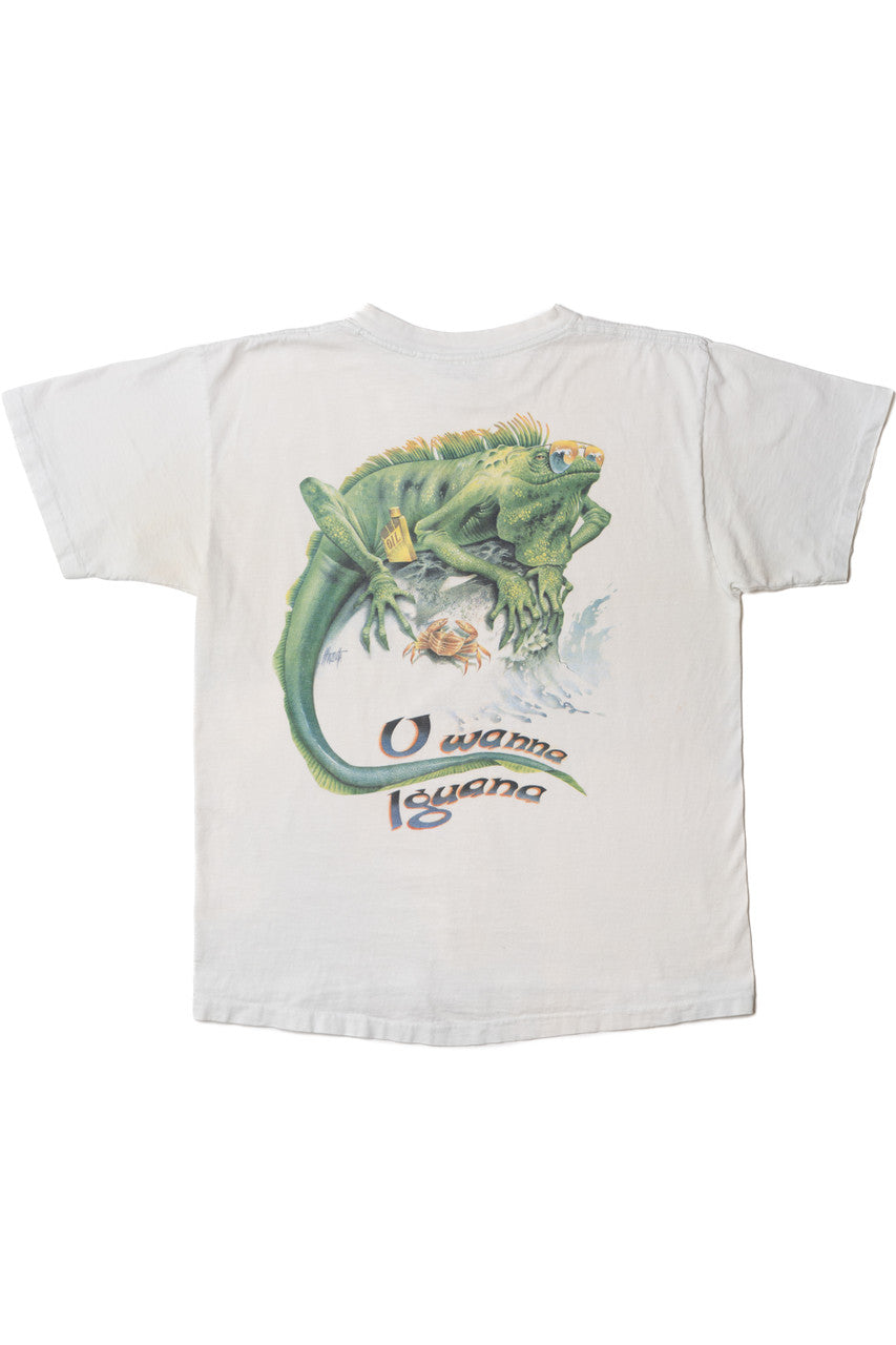 Vintage Jimmy Buffett "U Wanna Iguana" T-Shirt