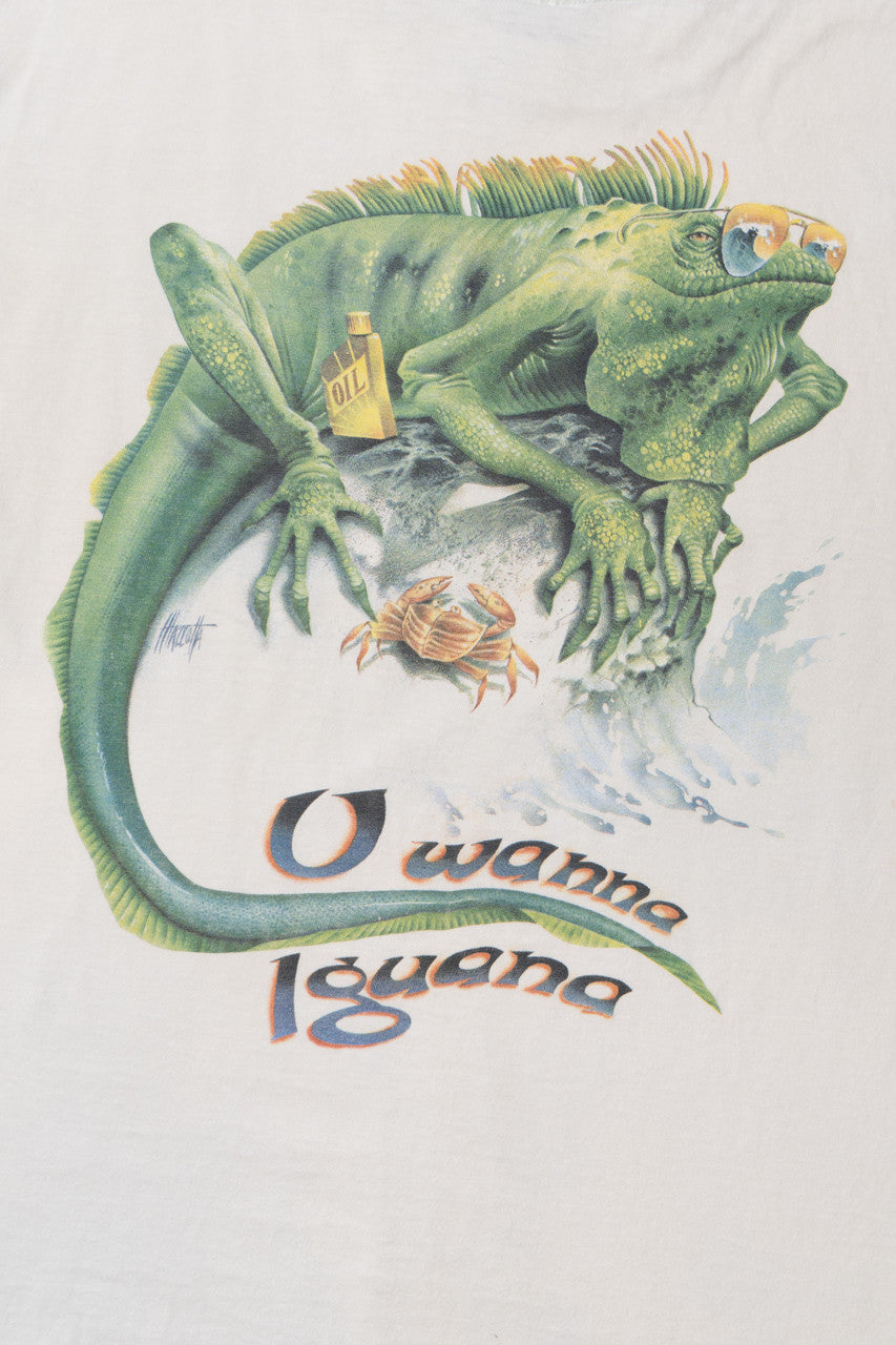 Vintage Jimmy Buffett "U Wanna Iguana" T-Shirt