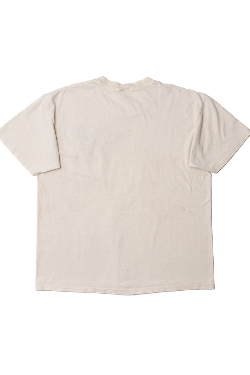 Vintage The Lion King Timon & Pumbaa Embroidered Pocket Anvil T-Shirt