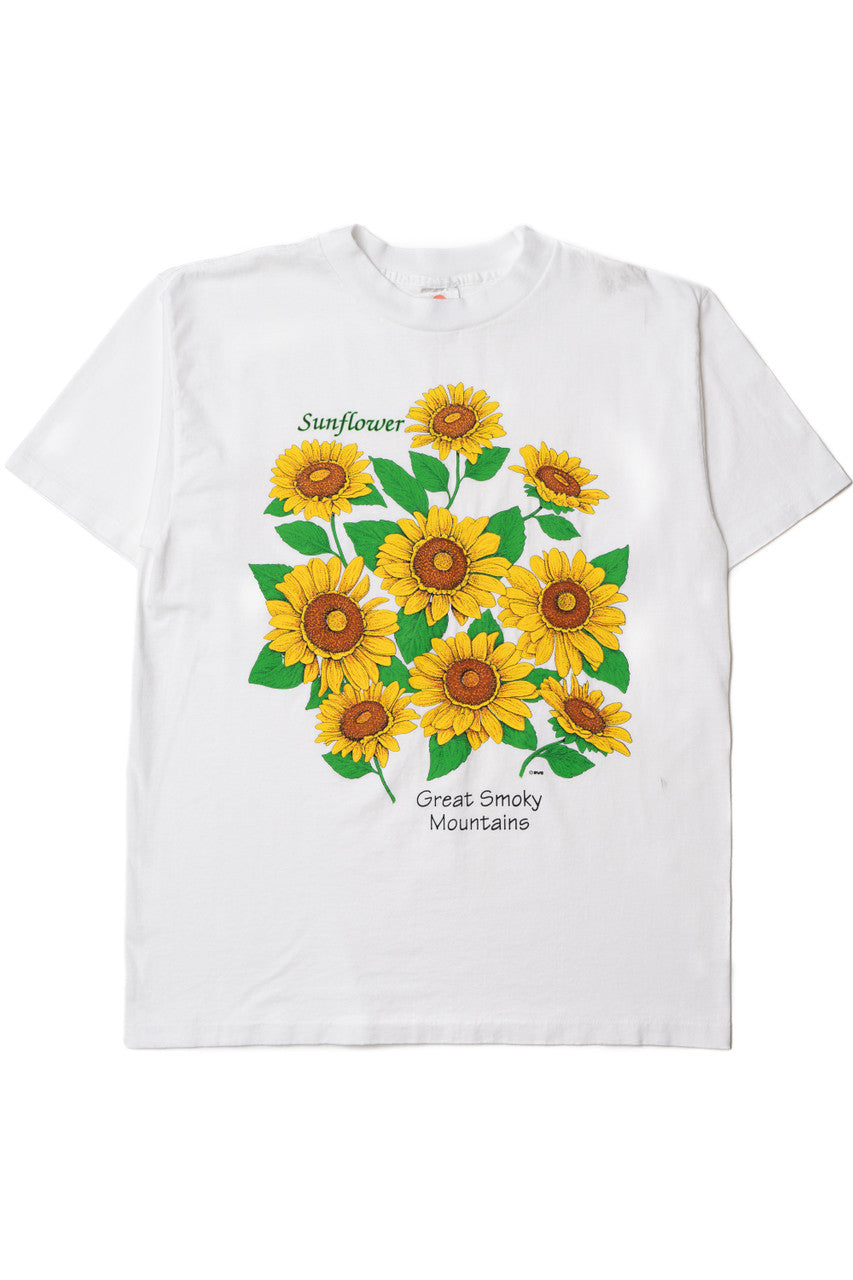 Vintage "Sunflower" "Great Smokey Mountains" Single Stitch T-Shirt