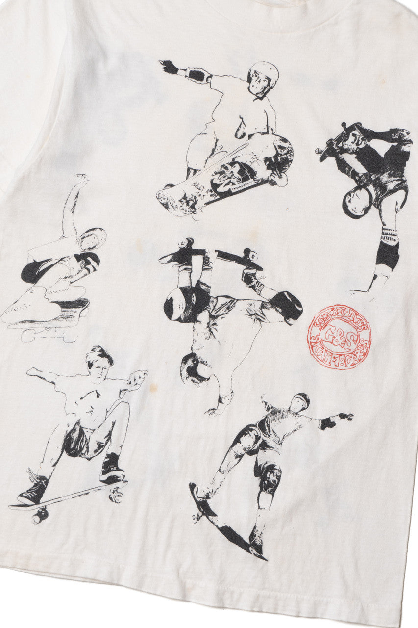 Vintage G&S Skateboards Billy Ruff Front/Back Print T-Shirt