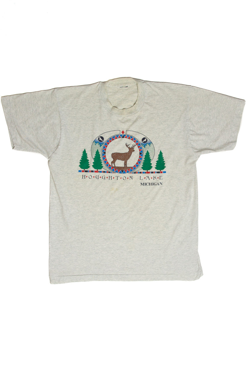 Vintage Houghton Lake Michigan T-Shirt