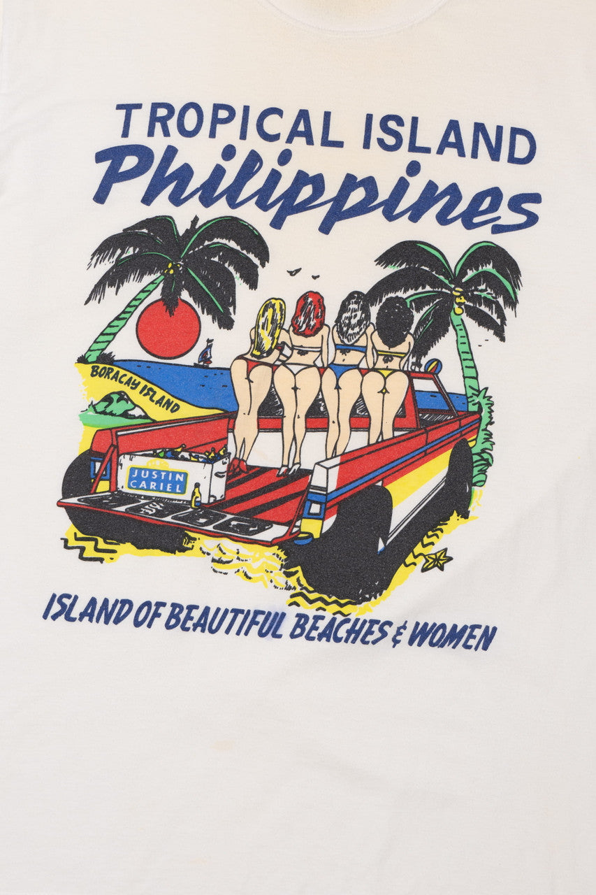 Vintage Philippines "Island Of Beautiful Beaches & Women" T-Shirt