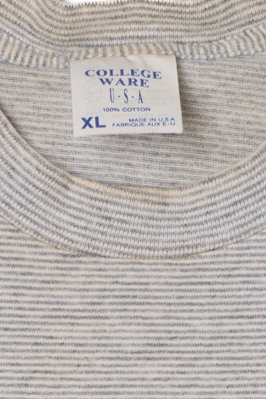 Vintage Duke "Blue Devils" Thin Striped T-Shirt