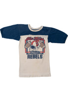 Vintage Distressed "Ole Miss Rebels" Football Ringer T-Shirt
