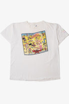 Vintage "7 UP Uncola Island" Front/Back Print National Mills T-Shirt