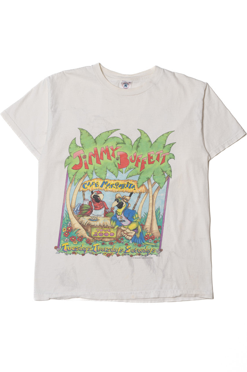 Vintage 2000 Y2K Jimmy Buffett Tour T-Shirt