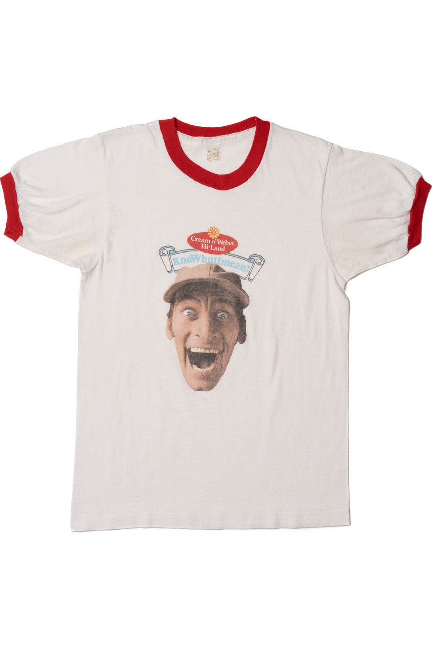 Vintage Ernest P. Worrell "KnoWhutIMean?" Ringer T-Shirt