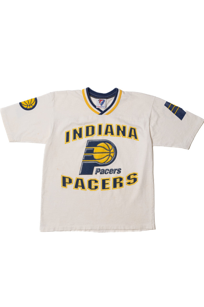 Vintage Indiana Pacers Basketball V-Neck T-Shirt