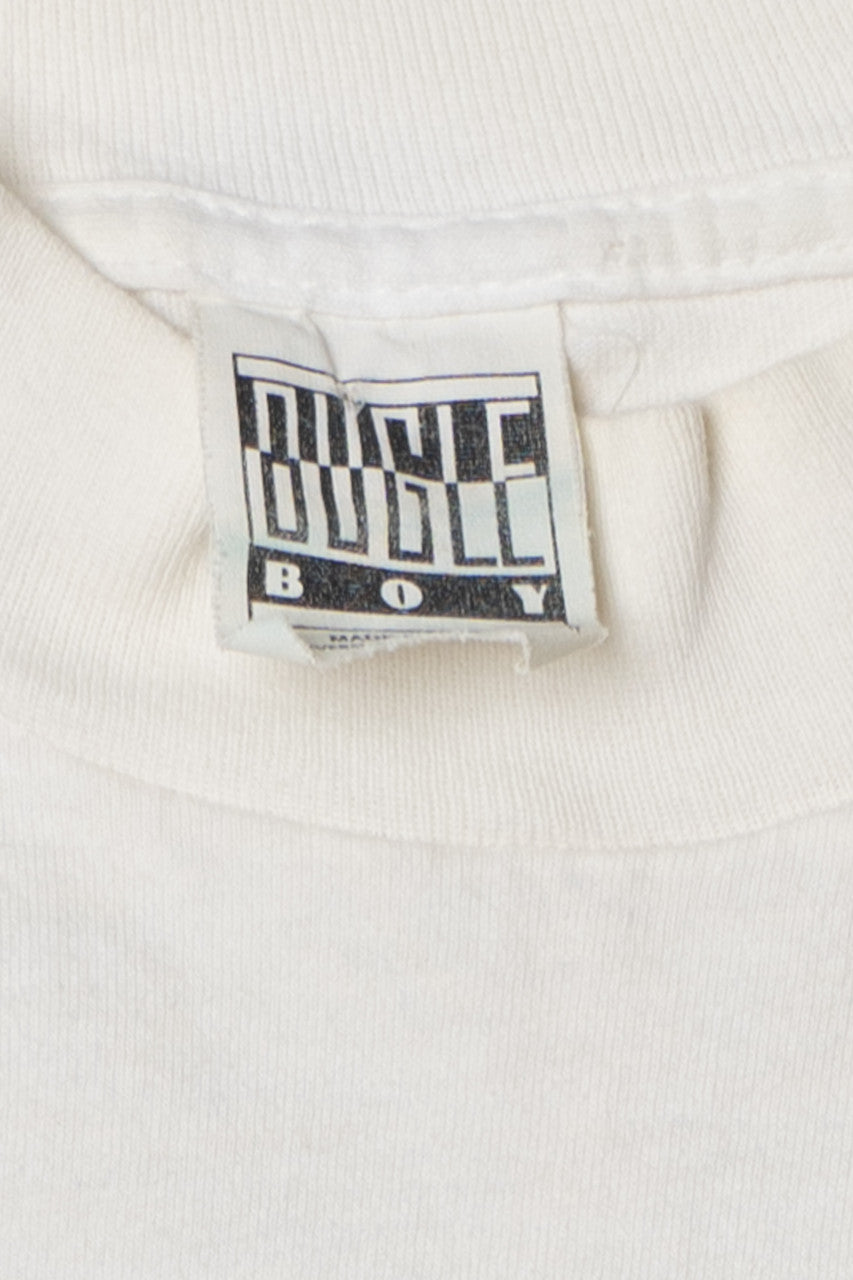 Vintage "Bugle Boy" Front/Back Print Long Sleeve T-Shirt